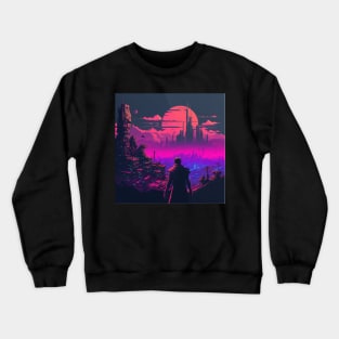 Lonley traveler Crewneck Sweatshirt